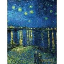 Van Gogh Art Planner 2023: Starry Night Over the Rhone Organizer Calendar Year January-December 2023 (12 Months), (Paperback)