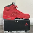 thumbnail image 1 of Ni - ke Size 8.5 - Air Jordan 5 Retro Red Suede 136027-602 (2017), 1 of 5