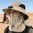 thumbnail image 4 of YiJuHui Solar Powered Fan Hat for Men, Rechargeable 360° Cooling Hat with USB Type-C, Wide Brim Sun Hat for Outdoor Fishing Hiking Camping Beach Gardening, 4 of 6