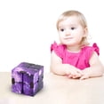 thumbnail image 4 of Cube Toy Killing Time Cube Toy Relajante para Adultos Niños (Starry Sky Purple) Ehuebsd libre de BPA, 4 of 8