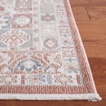thumbnail image 3 of SAFAVIEH Blair Gerald Traditional Machine Washable Area Rug, 6'7" x 6'7" Round, Rose/Grey, 3 of 8