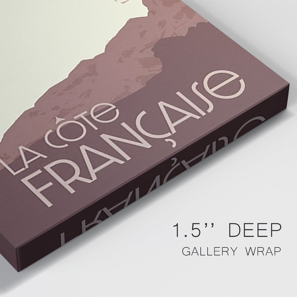 French Coast II Premium Gallery Wrapped Canvas - Ready to Hang