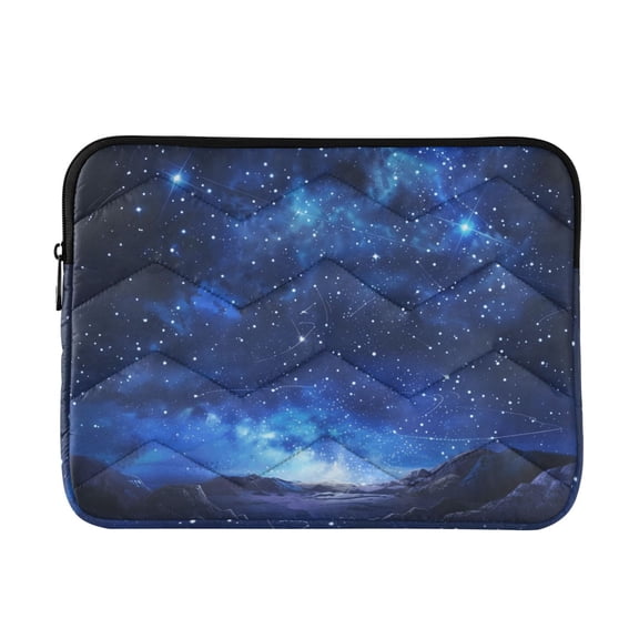 JIALIOU Laptop Sleeve Case with Zipper 13-13.3/15-16 Inch Compatible with MacBook HP Lenovo Dell ASUS Acer, Bright Star in Sky