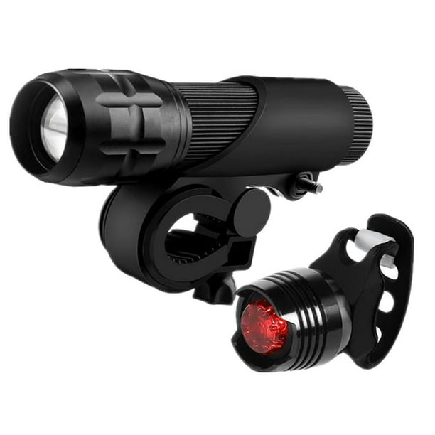 Lámpara LED brillante para bicicleta, linterna de seguridad para ciclismo, juego de montañeros