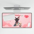 thumbnail image 4 of Happy Valentine's Day Devon Rex holding flowers Desk Mat Full Keyboard Mouse Pad Cat Lover Kitten Owner Gifts Large Mousepad - 3005, 4 of 5