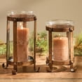 thumbnail image 2 of Park Designs Short Strap Metal Pillar Holder, 2 of 5