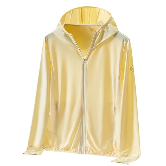 yillto Womens Hoodie Jacket Lightweight Zip up Long Sleeve Summer Shirt with Pockets for Running Hiking