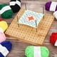 thumbnail image 1 of Tabla de tejer de bambú, tabla de tejer de lana de abuela, tabla de tejer de madera, tabla de madera con agujeros para el hogar, tabla de dar forma al tejido, 1 of 5