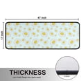 thumbnail image 5 of Kitchen Rugs Sets Of 2,Light Blue Daisy Flower Pattern Anti Fatigue Kitchen Mat Rugs Non Slip Washable,Decorative Kitchen Floor Mats for Kitchen,Sink,Laundry,17"x47"+17"x47", 5 of 5
