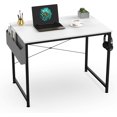 thumbnail image 1 of . Computer Desk with Non-Woven Storage Bag Office Work Desk for Small Spaces Writing Study Industry Modern Table for Bedroom Home Office, 1 of 9