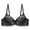 Black, variant on LADIGASU Women Fashion Sexy Mesh Lace Thin Rims Gathered Underwear Bra Bra
