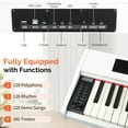 thumbnail image 3 of Ktaxon 88-Key Digital Piano, Semi-Weighted Keys Electric Piano with Pedal for Beginner, 3 of 8