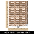 thumbnail image 2 of Sloth-some Awesome Effort Teacher Student School Sticker Set - Brown - Matte Finish - 1.5" Small, 2 of 7