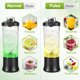 thumbnail image 4 of DoubleCare Vaso de Batidora,Licuadora Portátil para Batidos y Smoothies,4000mAh, BPA-Free & IP67 Resistente al Agua, USB Licuadora de Zumos Frescos con 2 Modos de Mezcla para Viajes, Gimnasio, 4 of 5