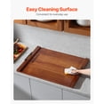 thumbnail image 4 of KFFKFF Pasta Board Stove Shield, Cooktop Shield Board for Gas Cooker & Electric Cooker, Acacia Timber Chopping Board with Grips, RV Cooktop Shield/ Kitchen Basin Shield for Counter Room & Platter, 4 of 9