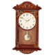 thumbnail image 1 of 1:12 Dollhouse Decorative Clock Classic Style Exquisite Wooden Alloy Clock Miniature Dollhouse Accessory, 1 of 4