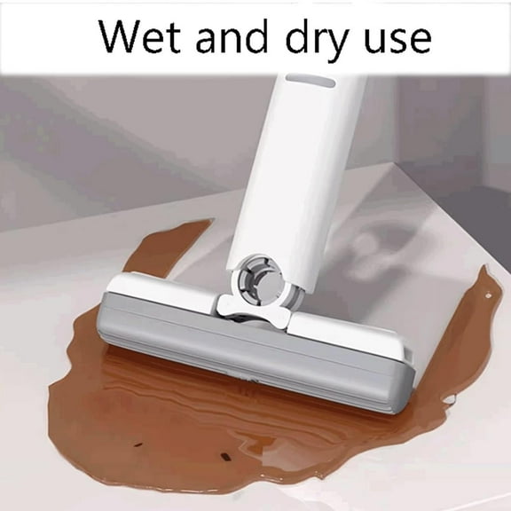 Mini Spin Mop with Bucket – Small Household Self-Wringing Mop for Easy Floor Cleaning, Compact Rotating Mop for Kitchen, Bathroom, Display Areas & Small Spaces