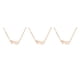 thumbnail image 5 of Sonducket Carta Amistad Collar DIY Creativo Chic con Display Card Charm Colgante para Lover Festival Gifts Rose Gold Virgo Type1 NO1 Sonducket CBP300718, 5 of 6