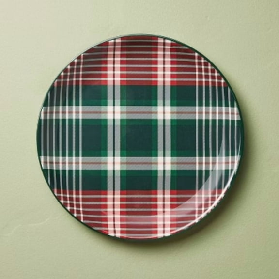 10.5" Melamine Dinner Plate Signature Plaid
