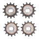 thumbnail image 2 of Piñón De Cadena 14T, Alta Dureza Rendimiento Estable Ajuste Perfecto Piñón De Acero 428 14T Para Scooter Eléctrico, 2 of 7