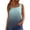 Blue #715, variant on Women's Tanks & Camis Simple Small Ring Square Neck Vest Fashionable Casual Top Daily Commuting Camisoles for Under Clothes