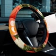 thumbnail image 6 of Peach 14.5 Inch Printing PVC Leather Auto Accessories Steering Wheel Cover for Car Wheel Covers, 6 of 6