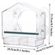thumbnail image 3 of Teissuly House Shaped Plastic Acrylic Glass Bird Feeder Acrylic Pet Bird Feeder Teissuly WER202312135103, 3 of 7