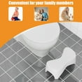 thumbnail image 3 of Toilet Stool for Adults, 7" Toilet Stool Squat Adult for Bathroom Potty Stool for Kids Adults Seniors with Non-Slip Mat Toilet Assistance Step Stool, 3 of 9