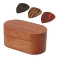 thumbnail image 4 of Caja de púas de guitarra de madera, caja de púas de guitarra de madera, juego de caja de púas de guitarra de madera, soporte para púas de guitarra, características líderes en su clase, 4 of 8
