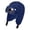 Navy, variant on Xijirk Solid Corduroy Pilot Trapper Hat with Goggle Decor Adjustable Chin Strap Ear Flap Windproof Winter Headwear for Kids Navy,4-10 Years