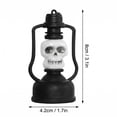 thumbnail image 3 of Halloween Lantern Skull Pumpkin Halloween Led Night Light Skeleton Lamp Creepy Hanging Lamp Halloween Decor, 3 of 6