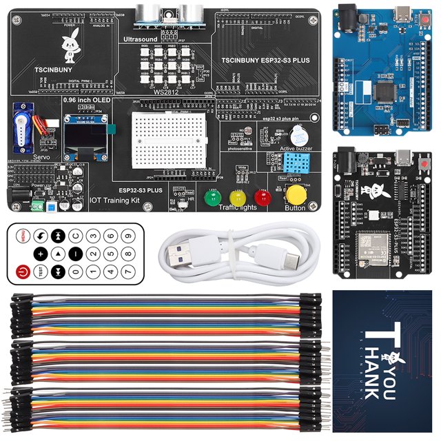Tscinbuny ESP32 for Arduino Starter Kit Motherboard Machine Kit Complete Professional Beginner Kit esp32 Development Board Set