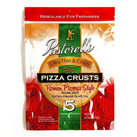 Pastorelli Ultra-Thin and Crispy Pizza Crust 8.75 oz each (2 Items Per (Best Pizza To Order From Dominos)