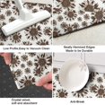 thumbnail image 3 of White Brown Sunflower Pattern Kitchen Rug Mat,Kitchen Runner Rugs Non Skid Washable,Decorative Kitchen Floor Mats for Kitchen,Sink,Laundry,17"X47", 3 of 5