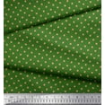 thumbnail image 2 of Soimoi Green Poly Georgette Fabric Cookies Food Printed Fabric 1 Yard 52 Inch Wide, 2 of 3
