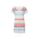 thumbnail image 4 of Txlixc Vestido de bloque de color para mujer, una pieza de manga corta con cuello en V a rayas para adultos con cordón, bolsillo Txlixc  Estilo de ocio, 4 of 9
