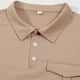 thumbnail image 3 of Blusa y camisa de manga larga con cuello vuelto para hombre, informal, de moda, con botones y bolsillo., 3 of 7