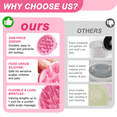 thumbnail image 6 of Silicone Scalp Massager, Soft Scrubber for Exfoliation, Dandruff Removal Head Massage Stress Relax, Wet & Dry Use for Thick Thin Curly Hair Care, Pink, 6 of 7