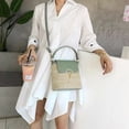 thumbnail image 4 of bravefron Small Straw Bucket Bags for Women Bucket Summer Beach Shoulder Bags Crossbody Bags Lady Travel Purses and Handbags Female Shoulder Simple Bag, 4 of 5