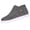 Gray, variant on Red Ladies Winter Side Zipper Ankle Boots Round Toe Flat Short Boots Solid Color Casual Comfortable Slip On Booties For Women