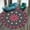 #D, variant on Boho Tribal Round Rug - 16 Inch Persian Small Round Area Rug Door Mat Nursery Living Room Dining Bedroom Foyer Area Rug