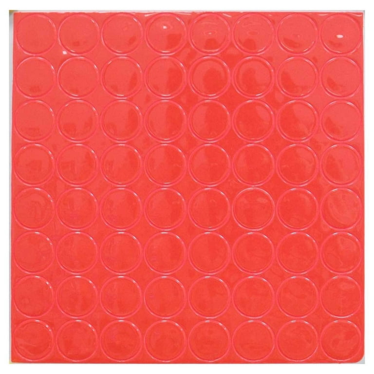 Reflective 1 Inch Adhesive Vinyl Hot Dots - Sheet of 64 Dots