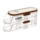 thumbnail image 5 of Organizador automático de huevos con rodillo, soporte para huevos para refrigerador, dispensador automático de huevos 2 niveles, 5 of 9