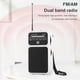 thumbnail image 3 of Pointer Radio 2 Band Puttable Pocket Am FM Altavoces Incorporado Que Funciona Con Una Linterna 3.5 Mm para Senior Home Walking, 3 of 9