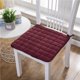 thumbnail image 1 of Nvzi Cojín para silla de comedor - 45 x 45 cm. Cojín rojo vino con cordones, 4 cojines para sillas de cocina con cordones y base antideslizante, cojín para silla resistente lavable a máquina., 1 of 5