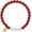 6mm Pearl Cinnabar, variant on Feng Shui Cinnabar Bracelet for Women – Lotus-Inspired Mystical Oriental Design, Red Jade Beads Handmade with Enamel Decor, Good Luck & Protection Jewelry for Healing Meditation