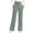 Grey, variant on Pants for Women Casual High Waist Wide Leg Pants with Side Slits Lightweight Comfort Stretch Joggers