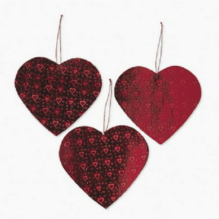 Lot Of 12 Valentine Heart Cut Out Decorations Party Walmart Com