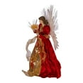 thumbnail image 5 of Kurt Adler 18-inch Red and Gold Multi-colored LED Fiber-Optic Angel Treetop, 5 of 7
