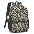 thumbnail image 5 of 17 Inch Lightweight Backpack,PVC Waterproof Oxford Fabric, Ergonomically Designed, with Large Capacity, Leopard Animal Print, 5 of 5